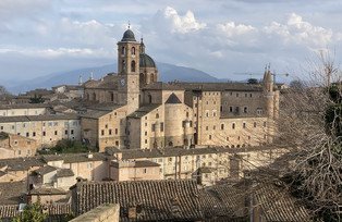 Urbino old town centre