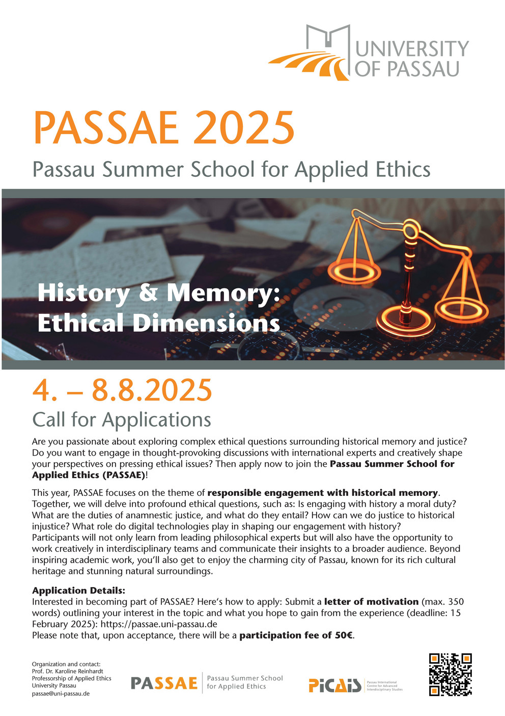 [Translate to Englisch:] Call for Papers PASSAE 2025